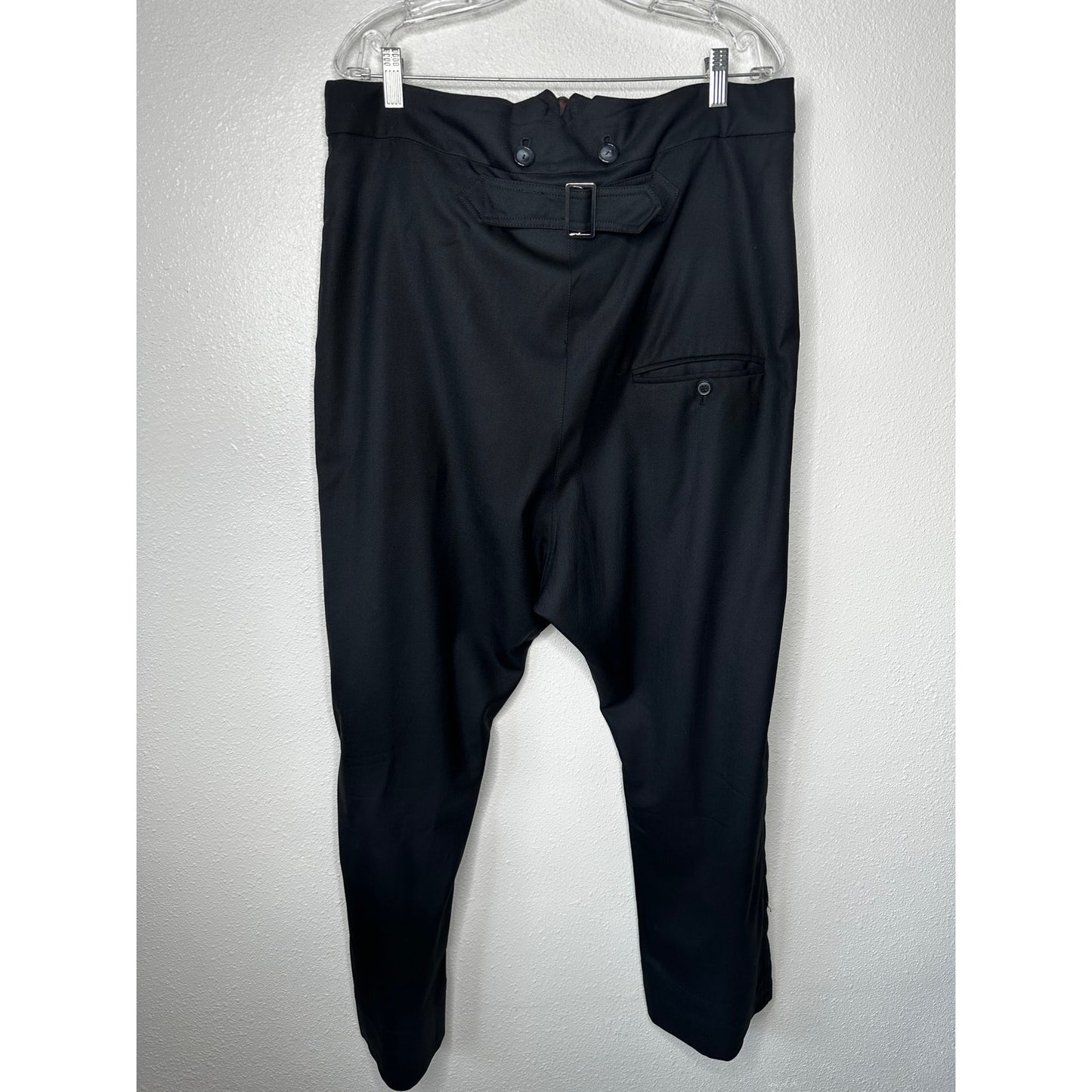 Vivienne Westwood Built In Corset Slouchy Black Trousers Wide Leg M
