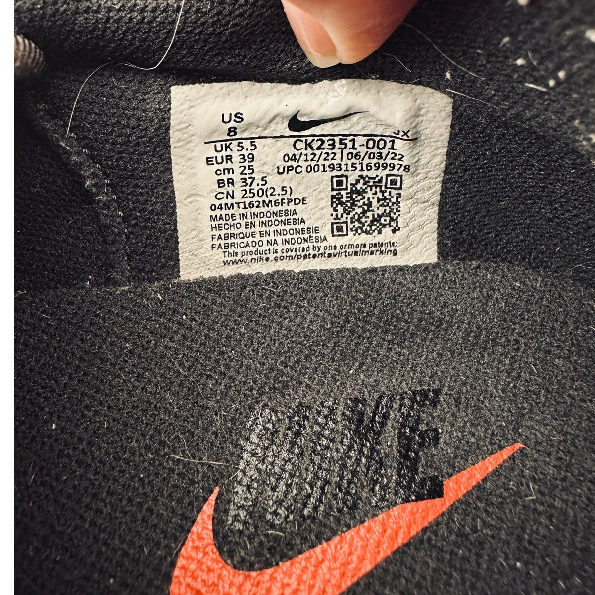 Nike Black Retro-Inspired Daybreak Athletic Casual Shoes Sneakers 8