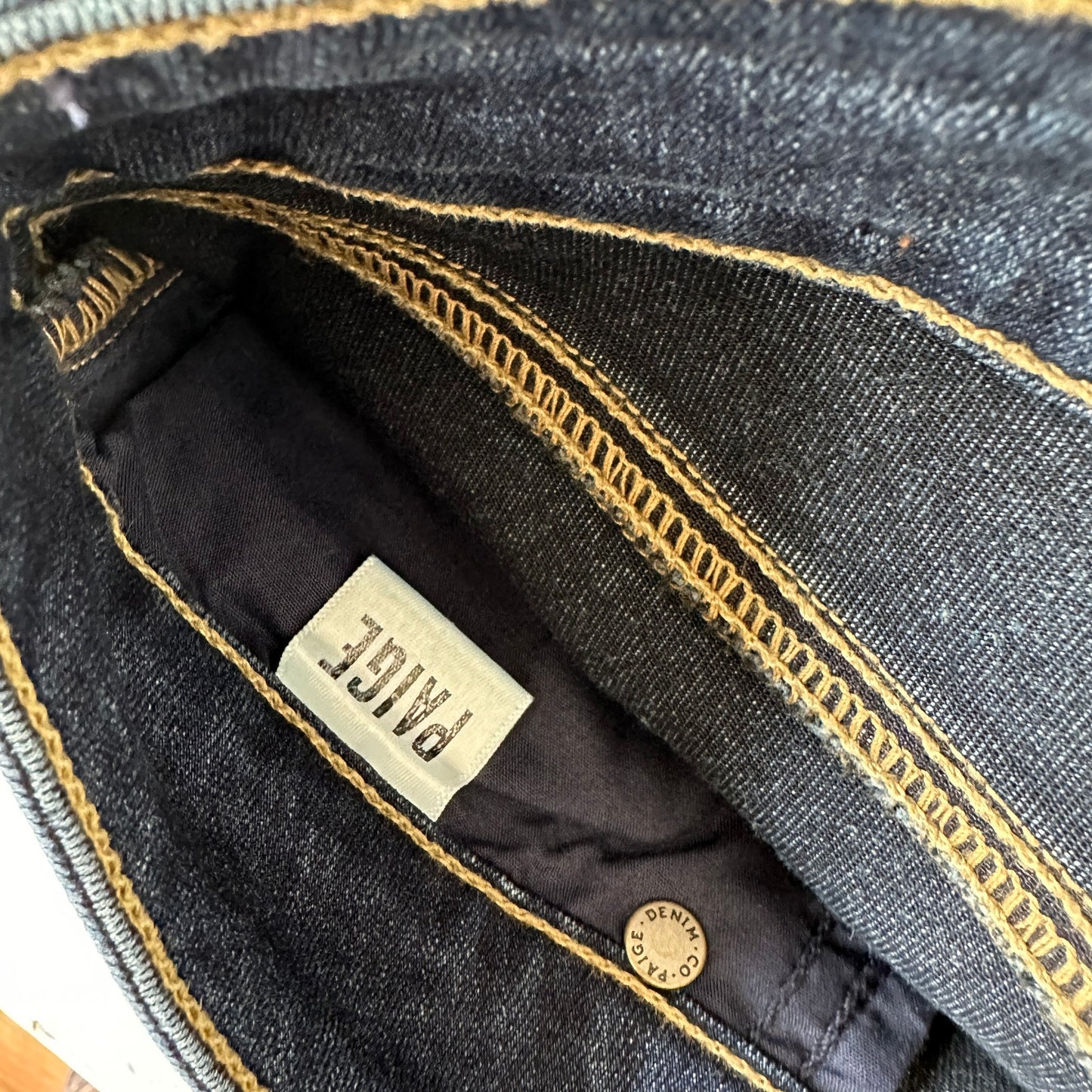 Paige Dark Wash Verdugo Ankle Nottingham Skinny Jean  26