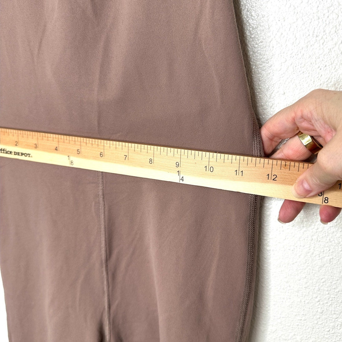 Wilfred Free Mocha Brown Look Halter Top Romper XS