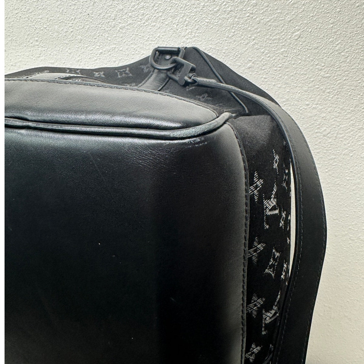 Louis Vuitton Keepall Light Up Bandoulière 50 Black Fiber Optic Monogram Duffle