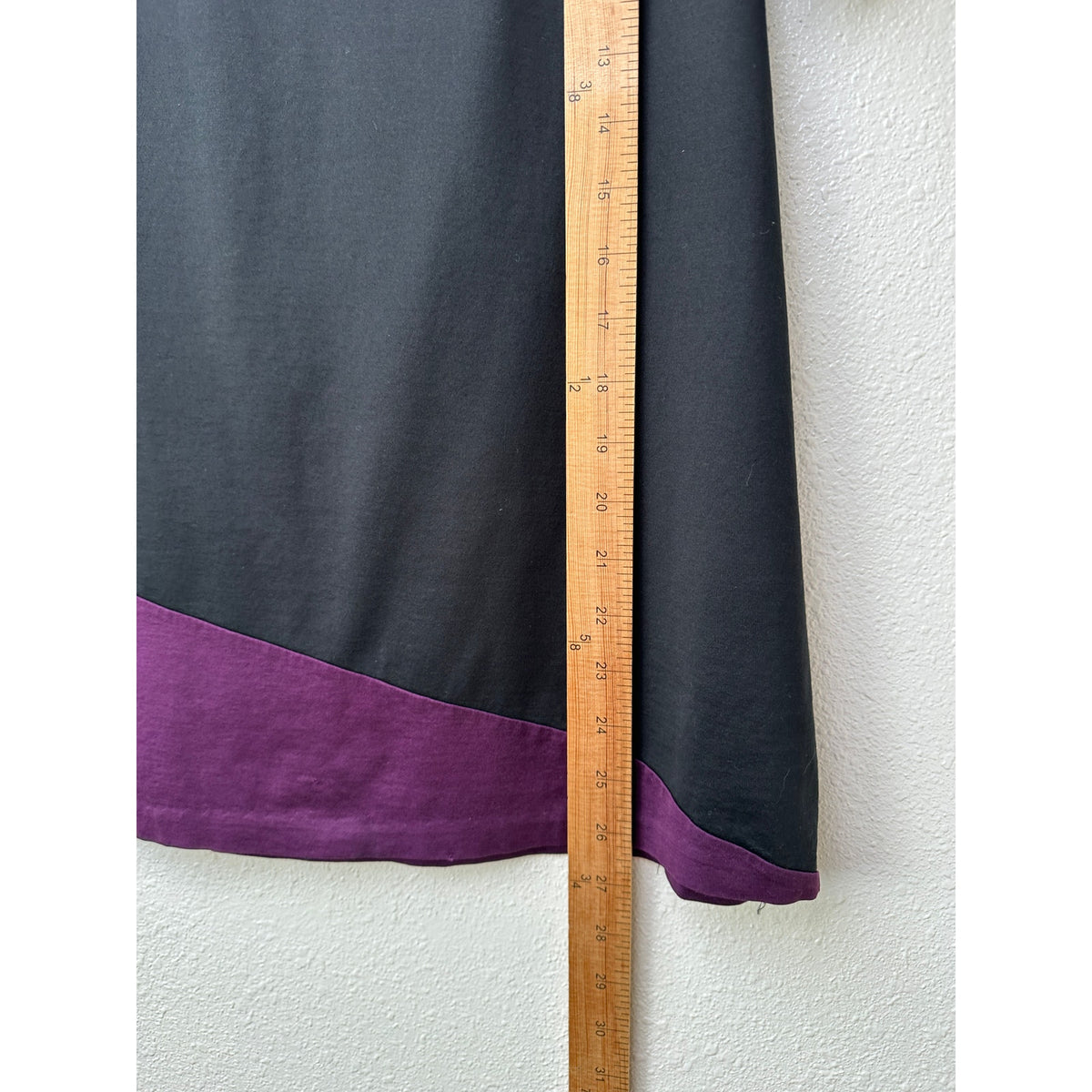 Paul Smith Tee Black Purple Womens US L Colorblock