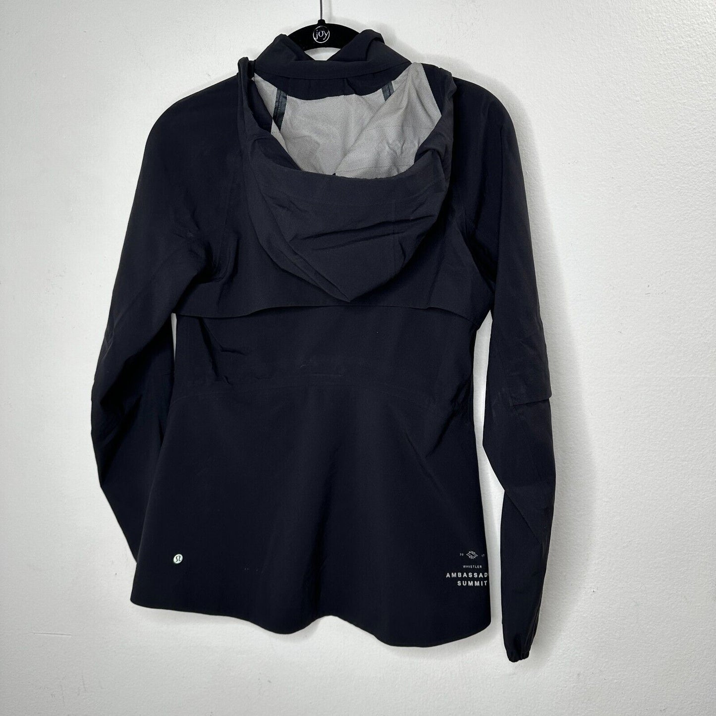 RARE Lululemon Black 2017 Whistler Ambassador Summit Jacket Front Zip Hooded 4