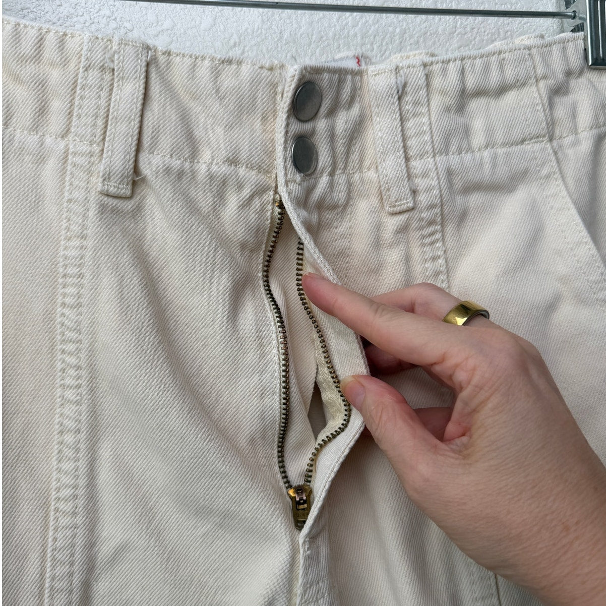 BDG Buttercream Wide Leg Utility Cargo Pants Women's Size 26