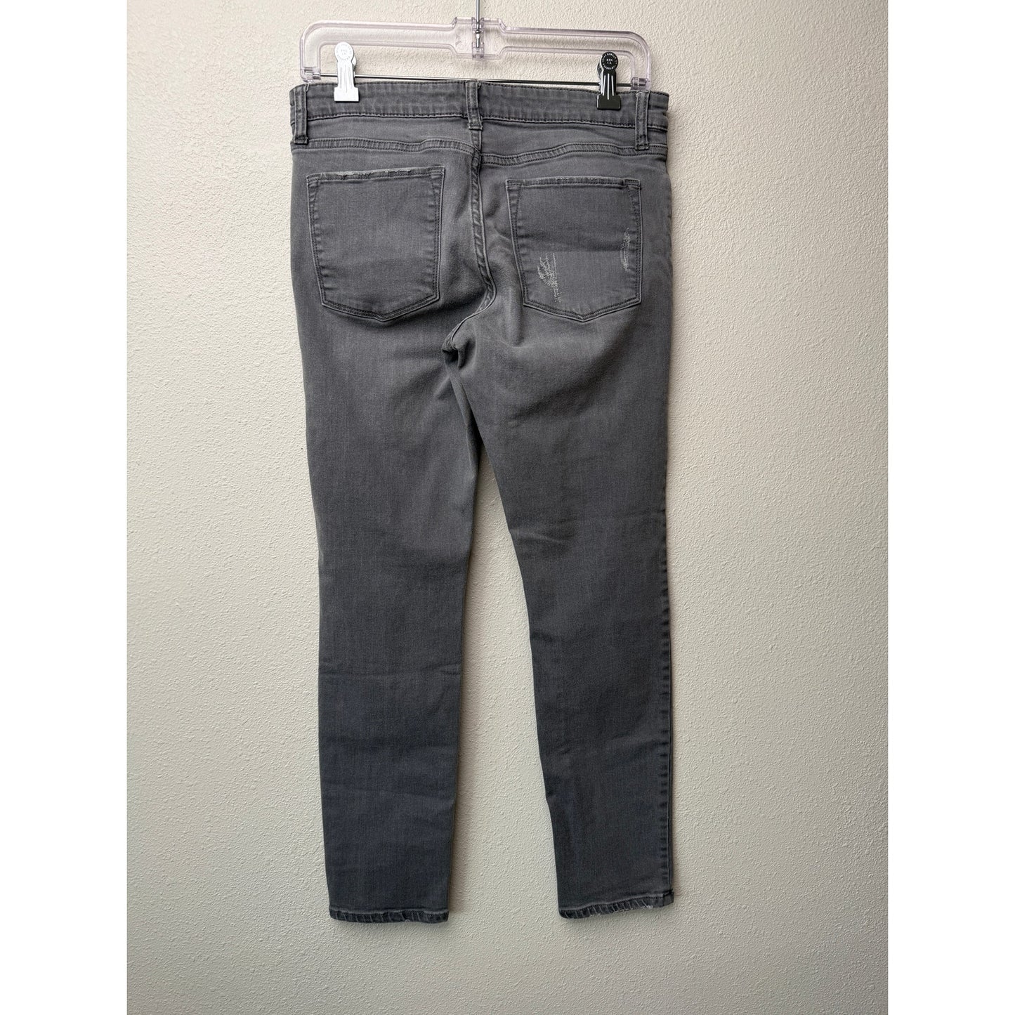 Banana Republic Gray Distressed Skinny Jeans Womens 8P