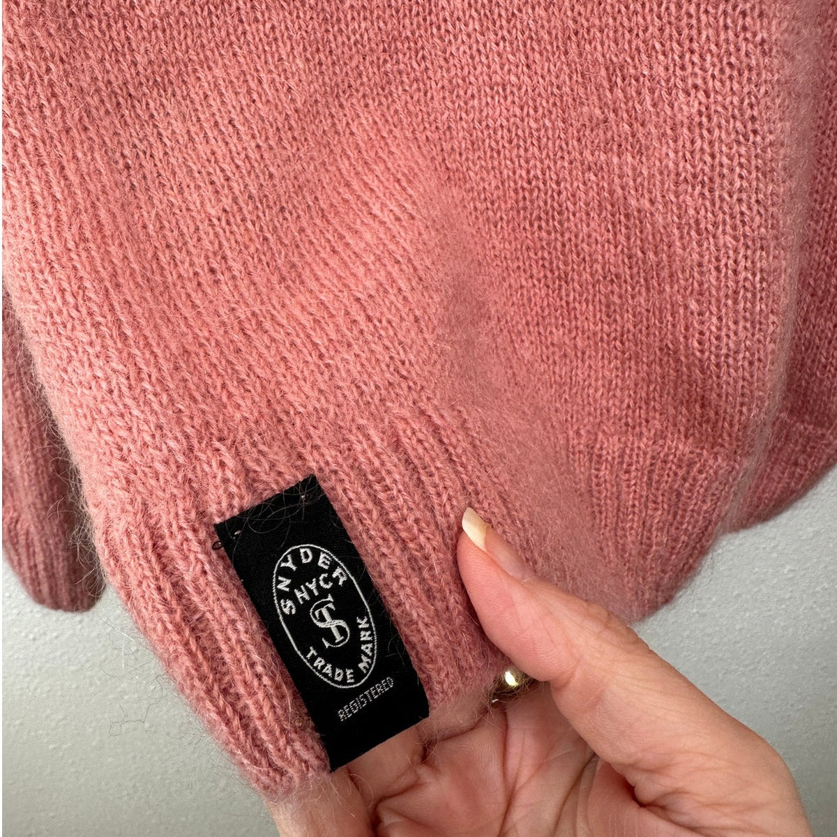 Todd Snyder Mohair Sweater Polo Mens Medium Mauve Pink