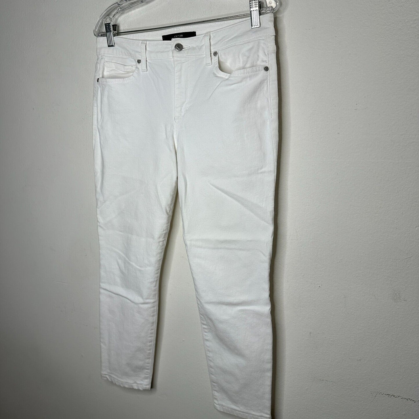 Joe's Jeans Cute White Low-Rise Skinny Ankle Juliet Crop Jeans 30