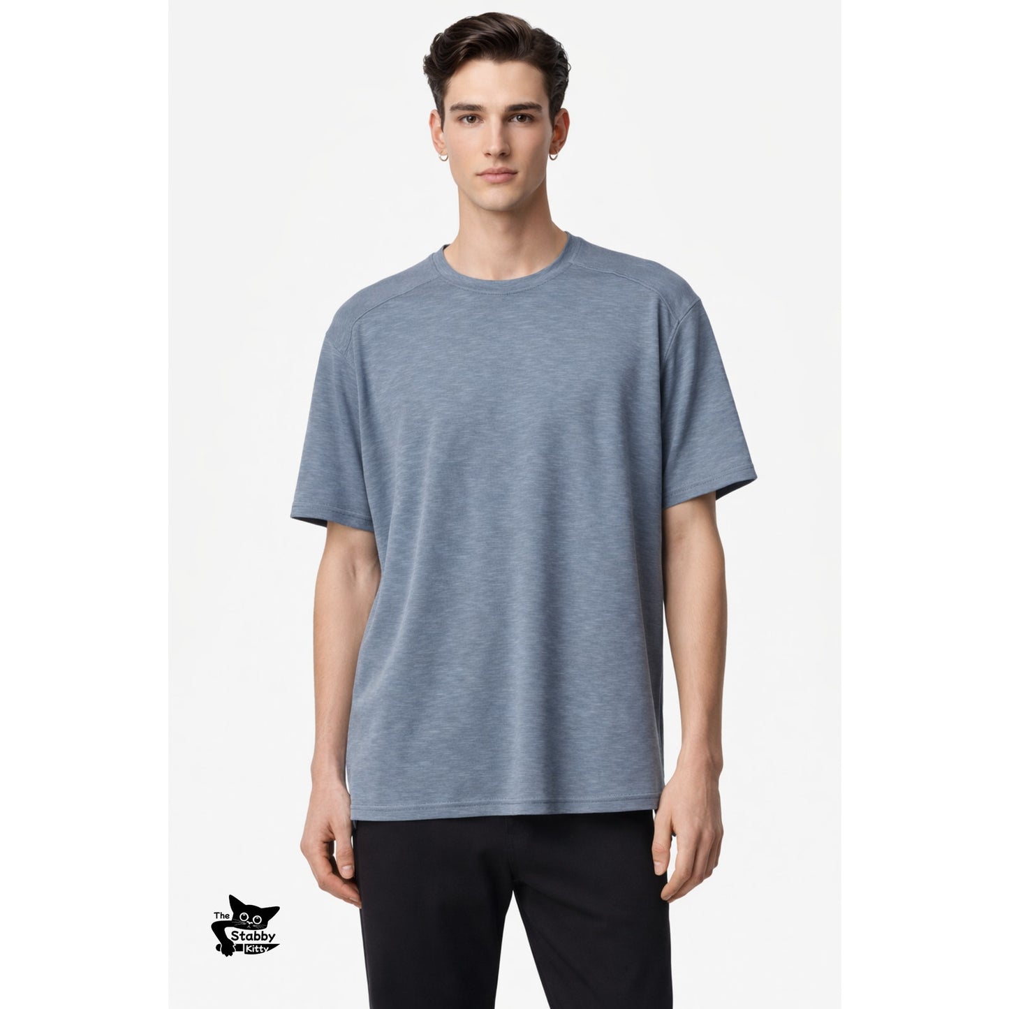 Tommy Bahama Blue Heathered Crew Neck T-Shirt Men’s XL