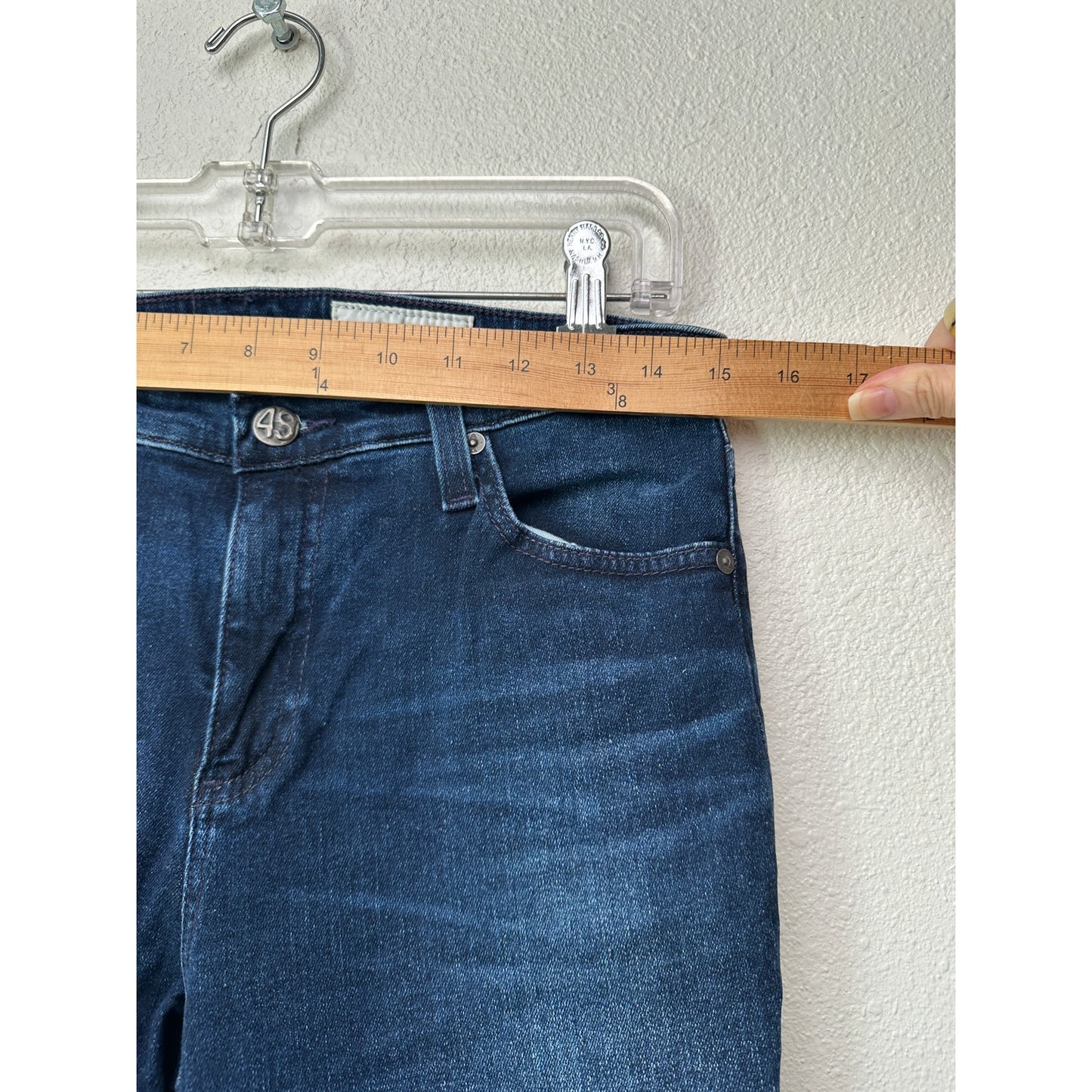 AG Prima Jeans Medium Dark Wash Womens US 28 Cigarette