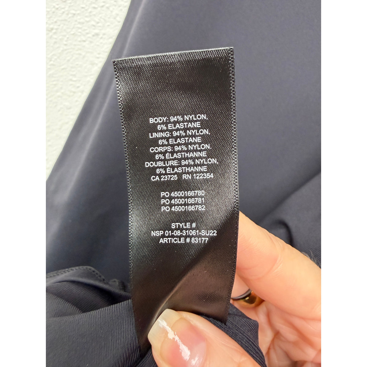 Babaton Aritzia Black Mock Neck Bodycon Dress Womens M