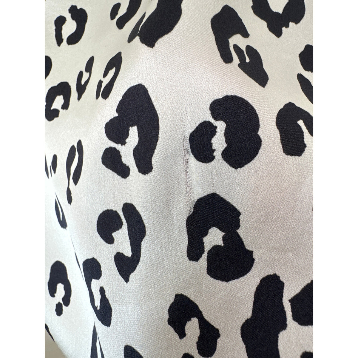 Reformation Silk Cheetah Print Slip Mini Dress Cream/Black Women’s 4