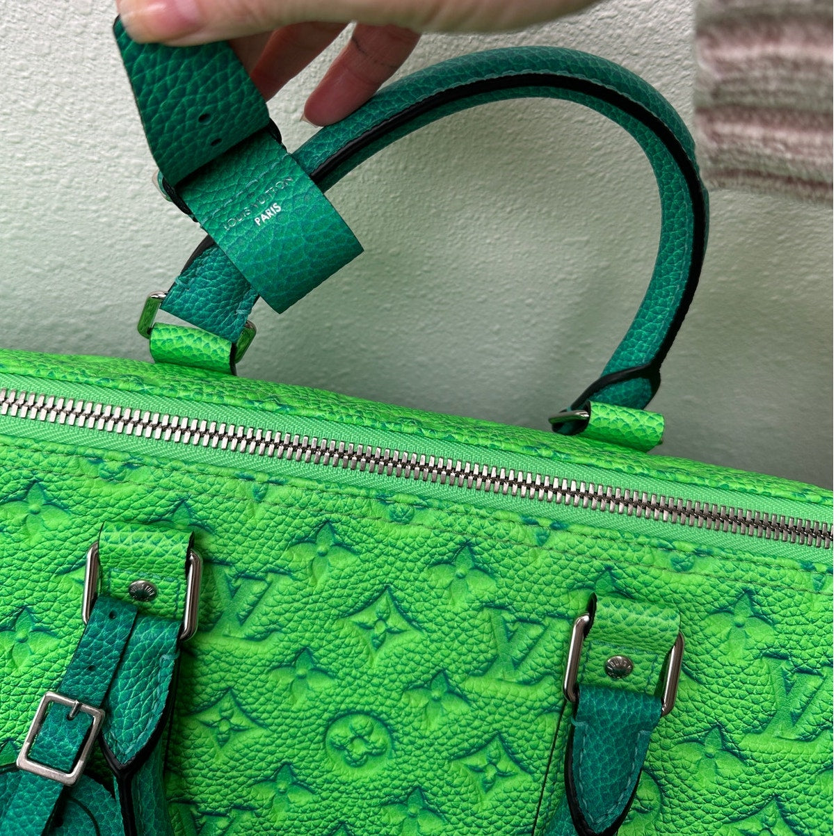 NWOT LV Keepall Bandouliere 50 Taurillon Virgil Abloh 2022