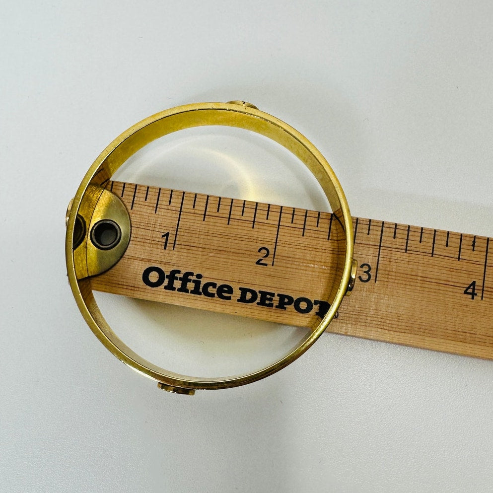 Victoria's Secret Purple & Gold Bangle Monogram Bracelet