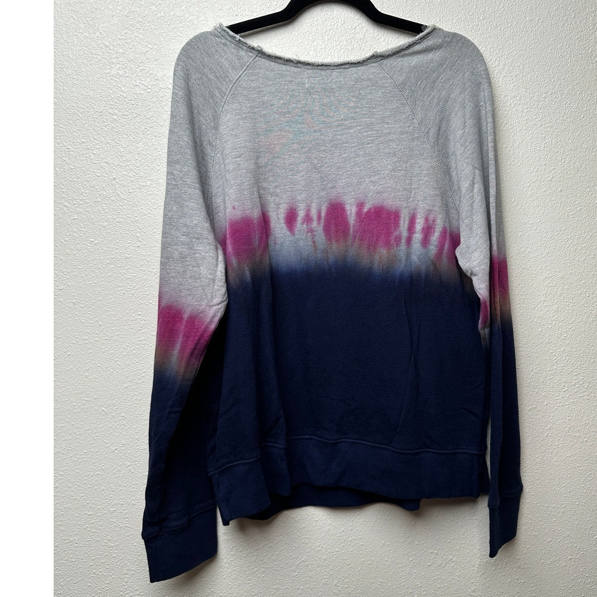 Sundry Sweater Gray Tie Dye Women US 4 Pullover