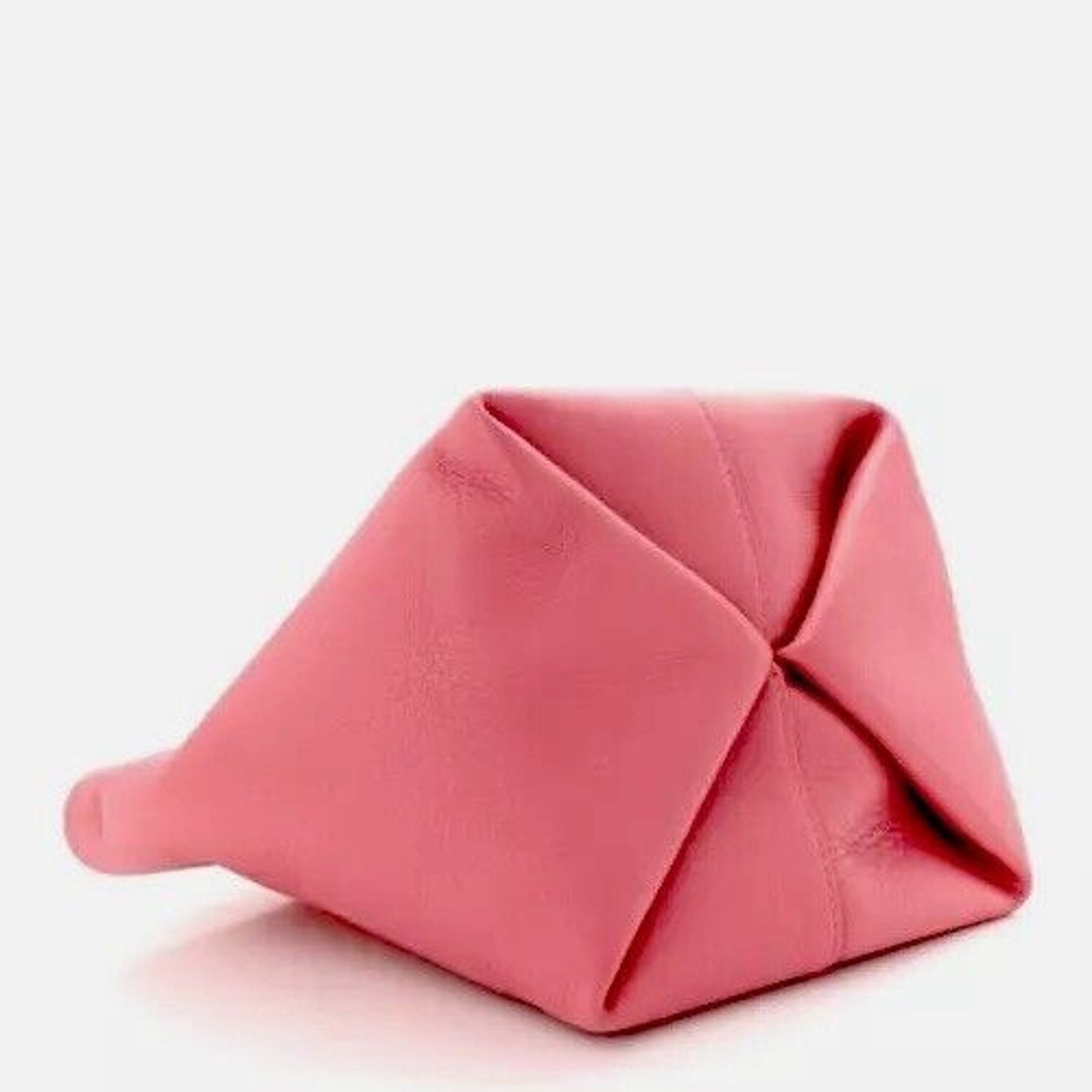 NWOT Mansur Gavriel Tulipano Mini Pebbled Leather Crossbody Bag Peony Pink
