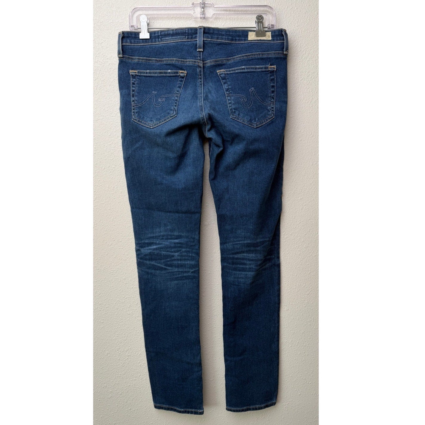 AG Women's 30R Blue The Stilt Cigarette Jeans