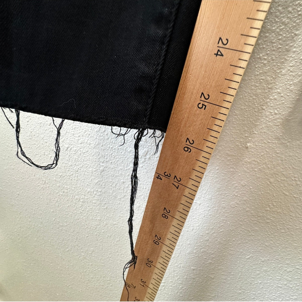 J Brand Vesper Black Alana High Waist Raw Hem Ankle Skinny Jeans 30