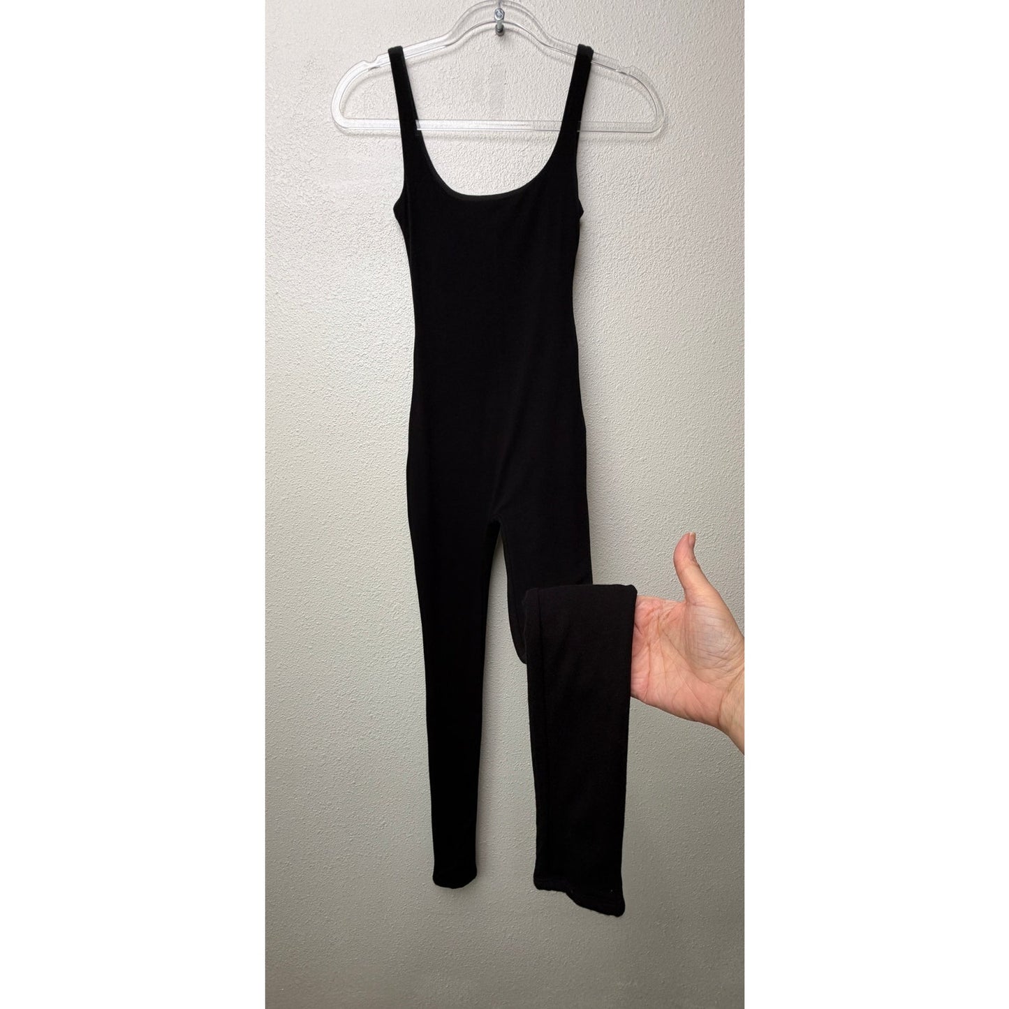 Naked Wardrobe Black Tank Jumpsuit Women XS Bodycon