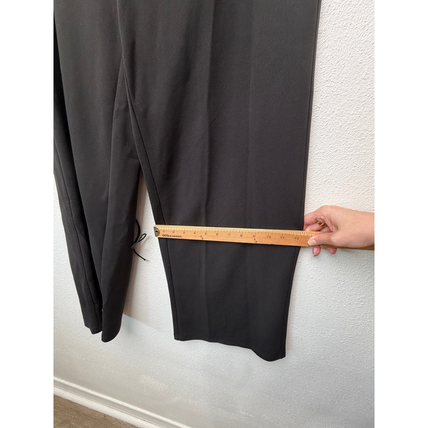 NWT Commense Hot Black Bandeau Top Open Sides Wide Leg Jumpsuit One-Piece XL