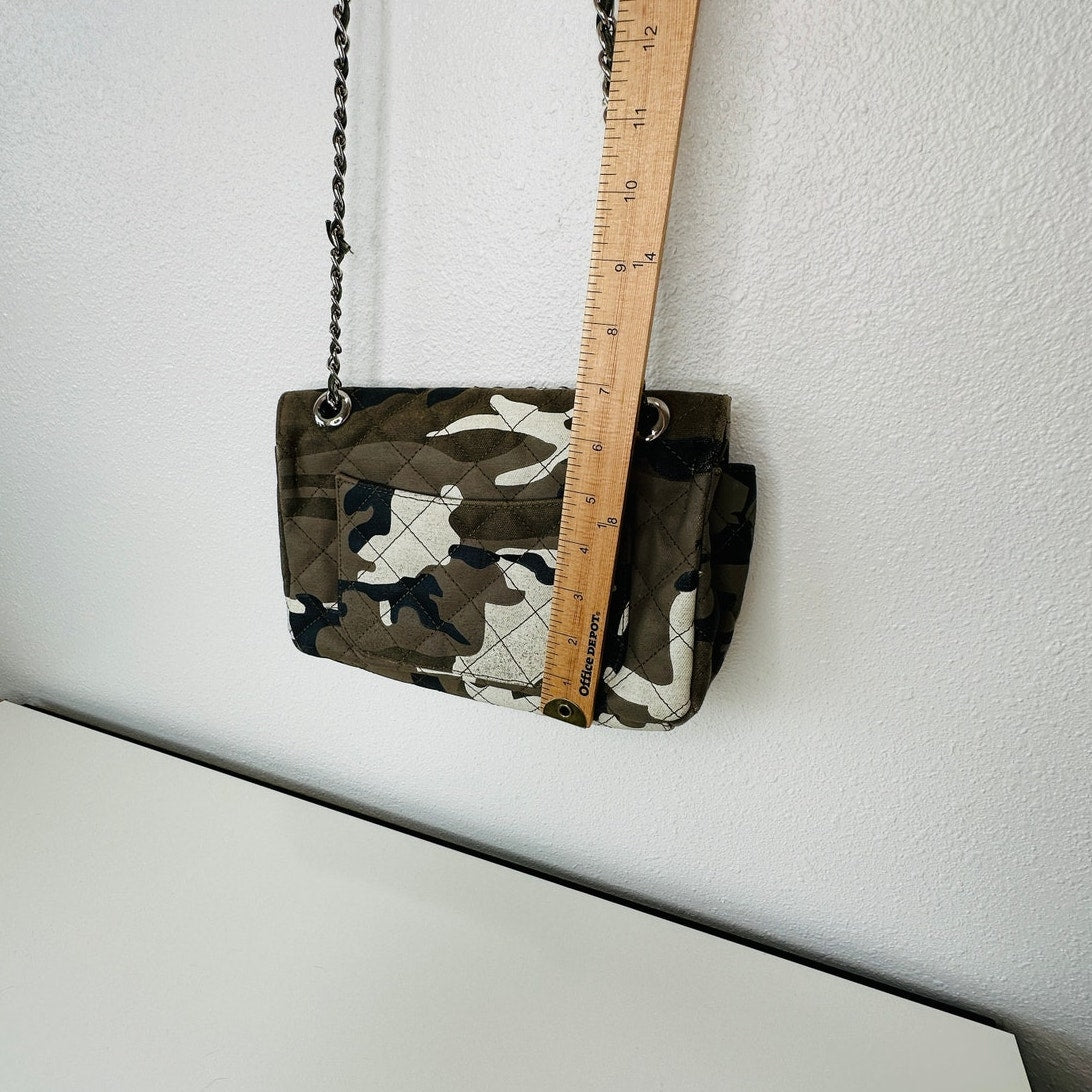 READYMADE Japan Green Multi Army Patch Shoulder Bag Braided Strap