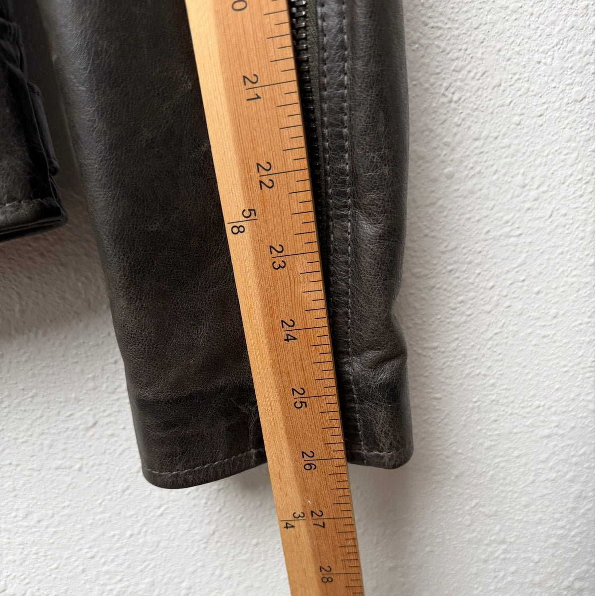 Belstaff Legacy Outlaw Brown Leather Cafe Racer Motorcycle Jacket Men's US 40