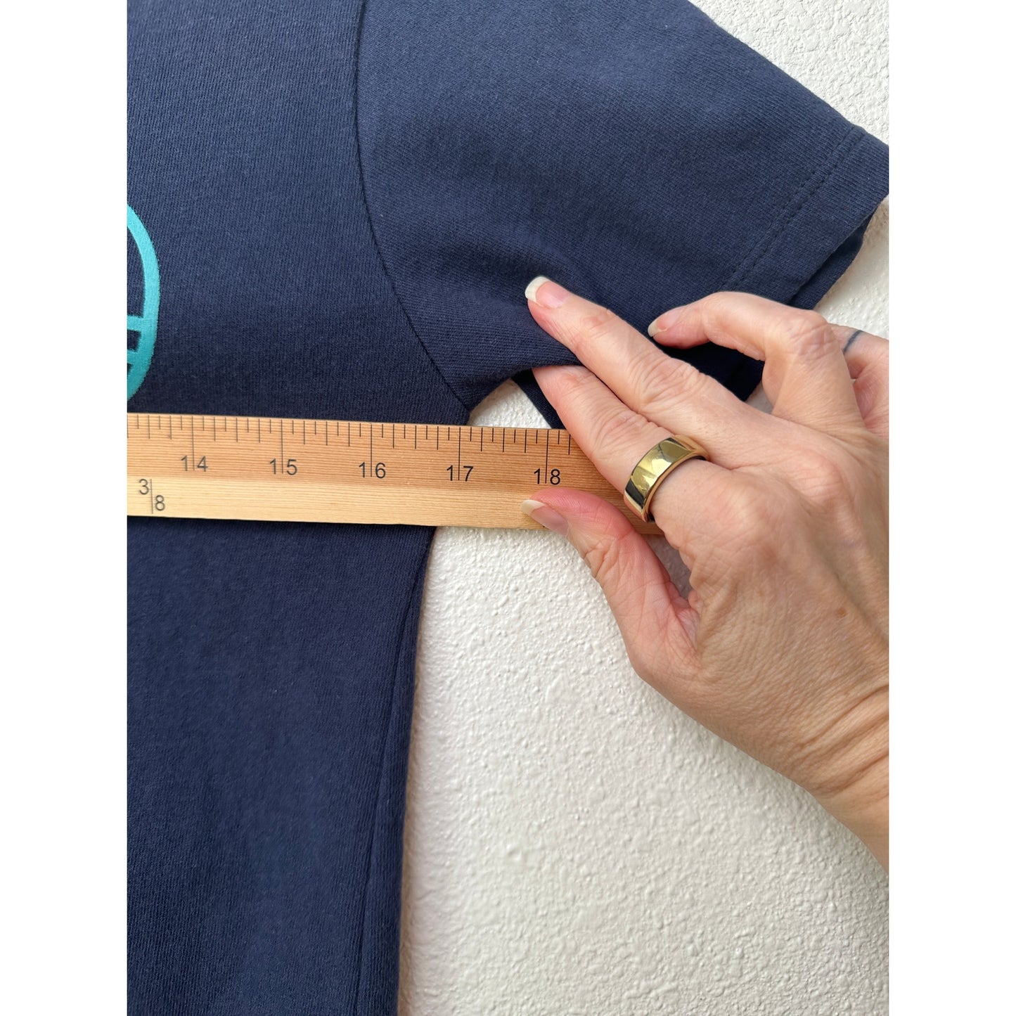 Puro Surf T Shirt Navy Blue XS Unisex Crew Neck