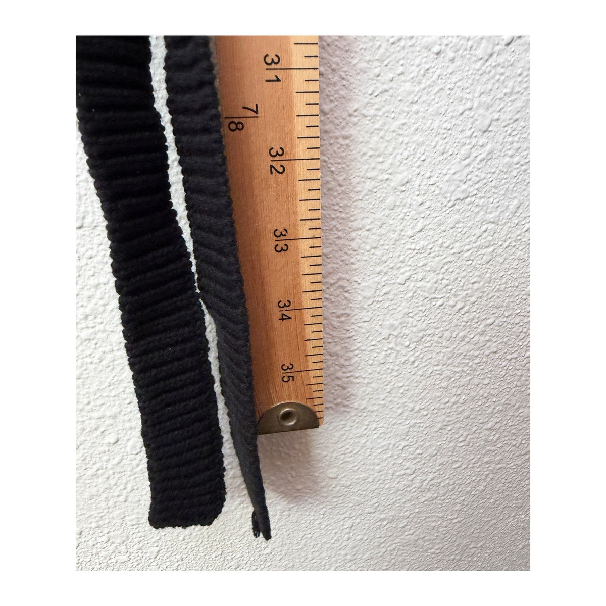 Et Clet Black Crochet Open Knit Wrap Tie Crop Sweater Vest L