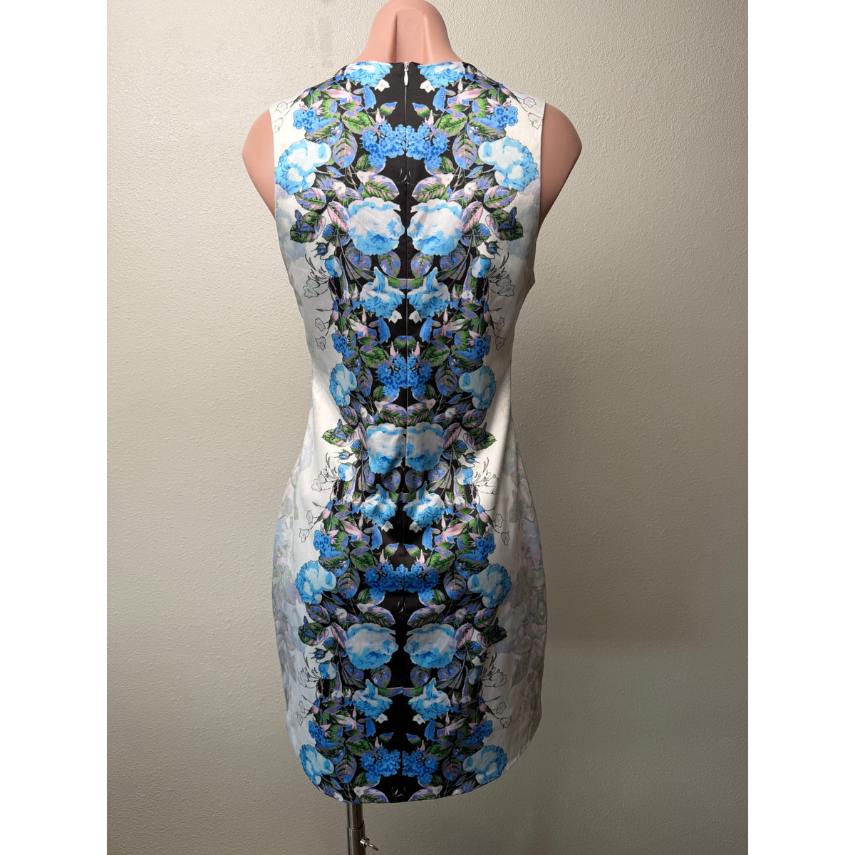 Bec & Bridge Blue Floral Mini Dress Women US 6