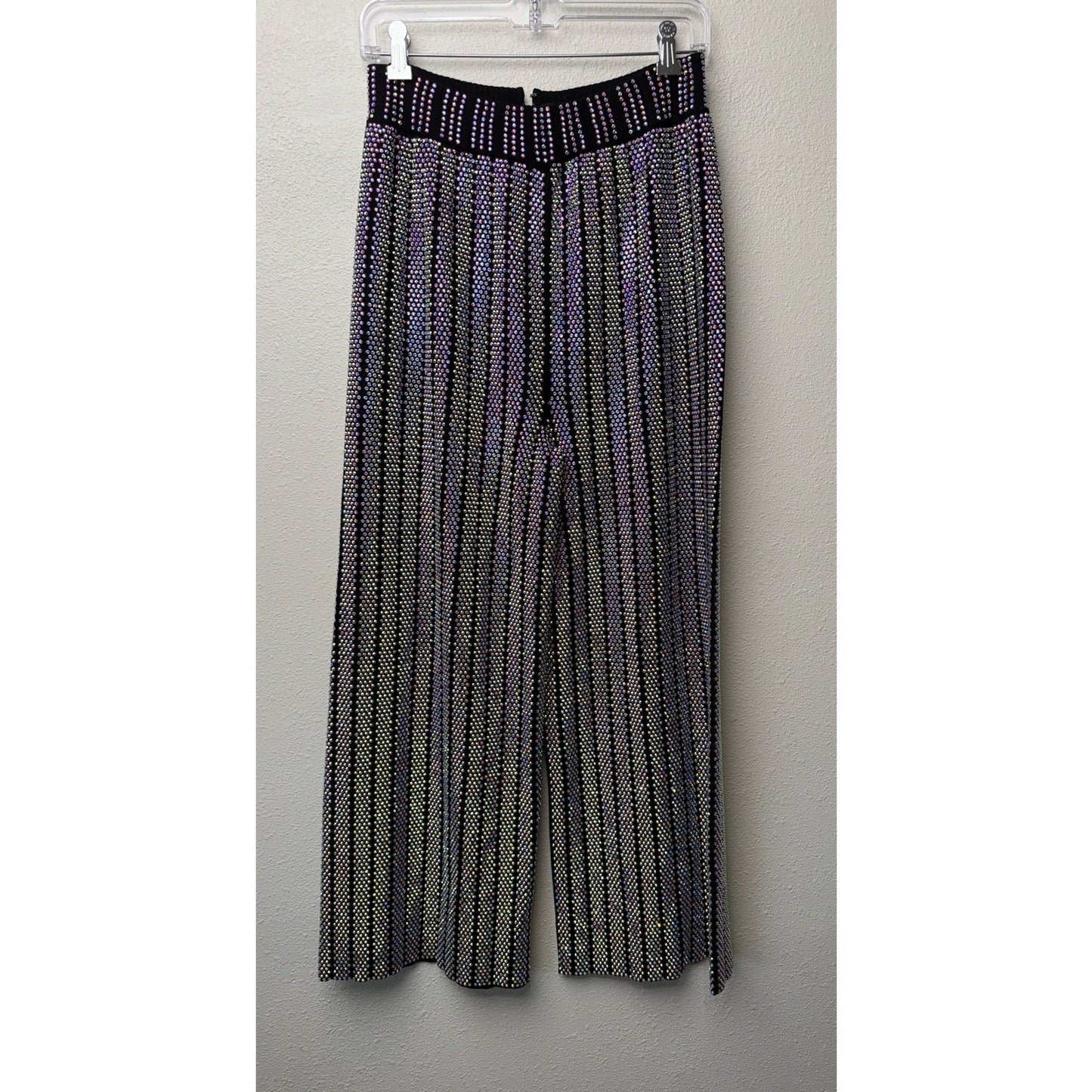 Gucci Women's L Black Crystal Sweater Pants Set