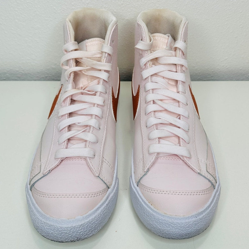 Nike Blazer Mid '77 ESS Soft Pink Metallic Copper Sneaker 8.5