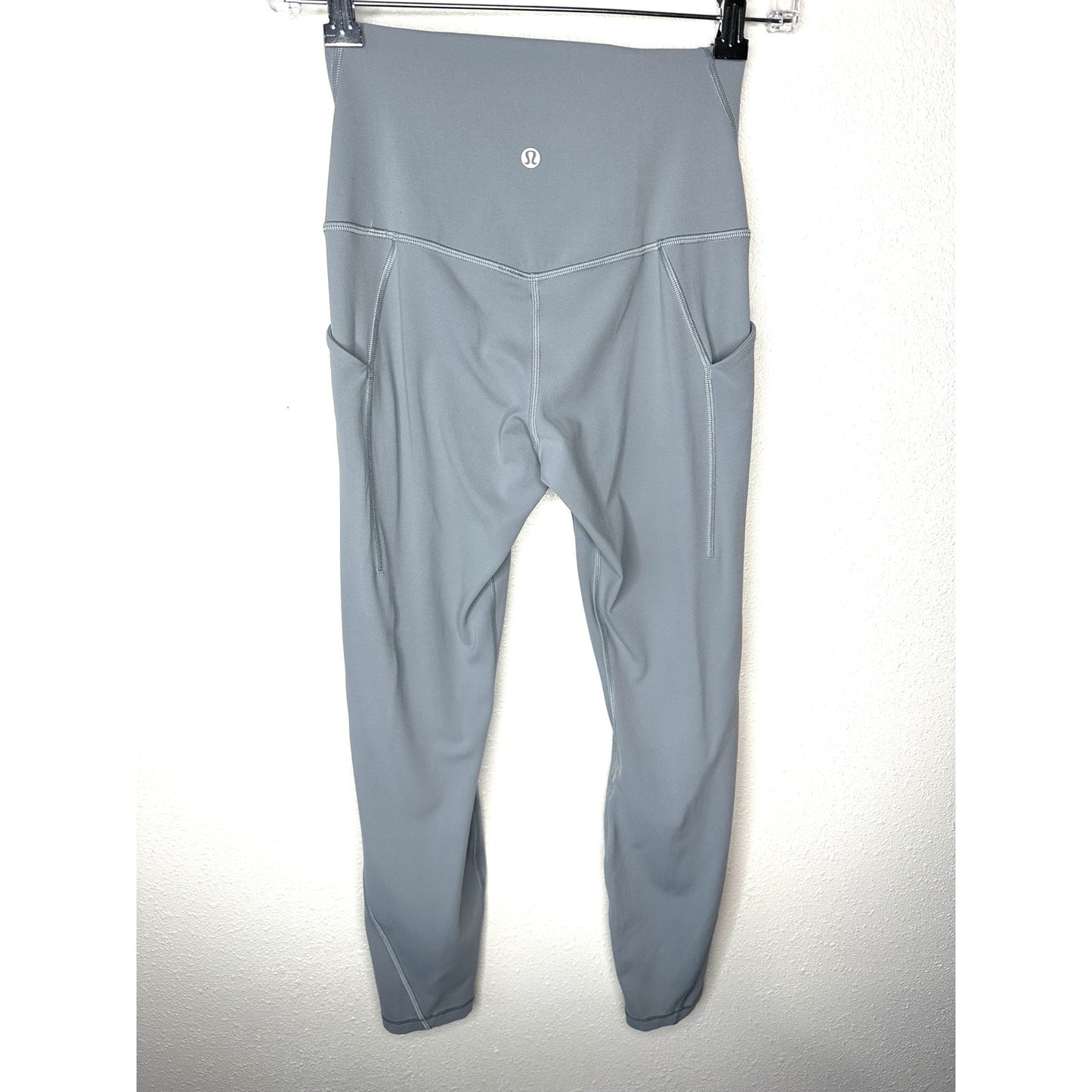 Lululemon Gray High-Rise Pocketed Pants 4