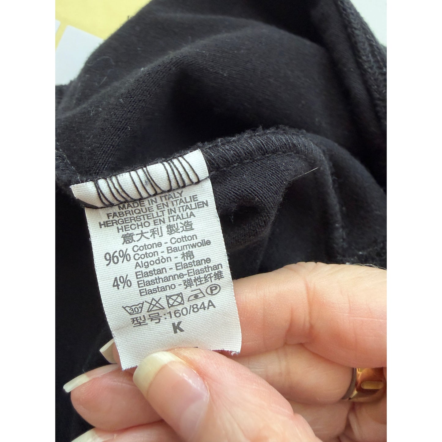 Brandy Melville Black Button Crop Tank Womens XS