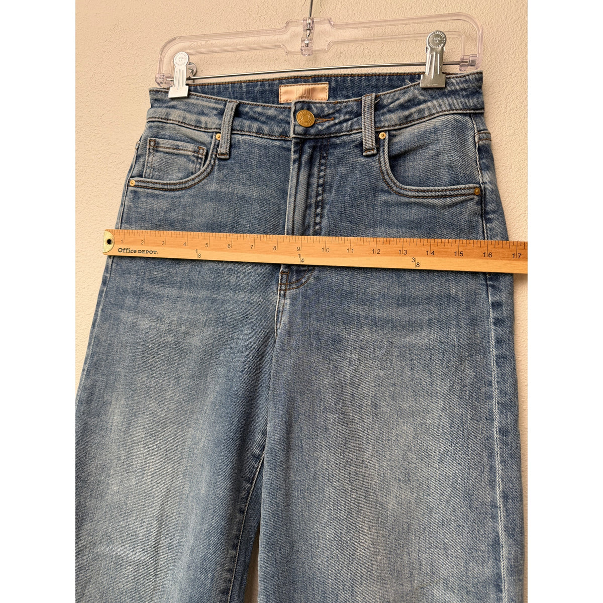 KUT Ryan Fab Ab Wide Leg Jeans Women 00 Medium Wash