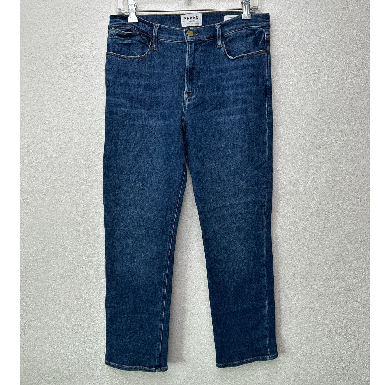 Frame Le High Straight Bestia Medium Dark Wash Women’s US 31 Jeans