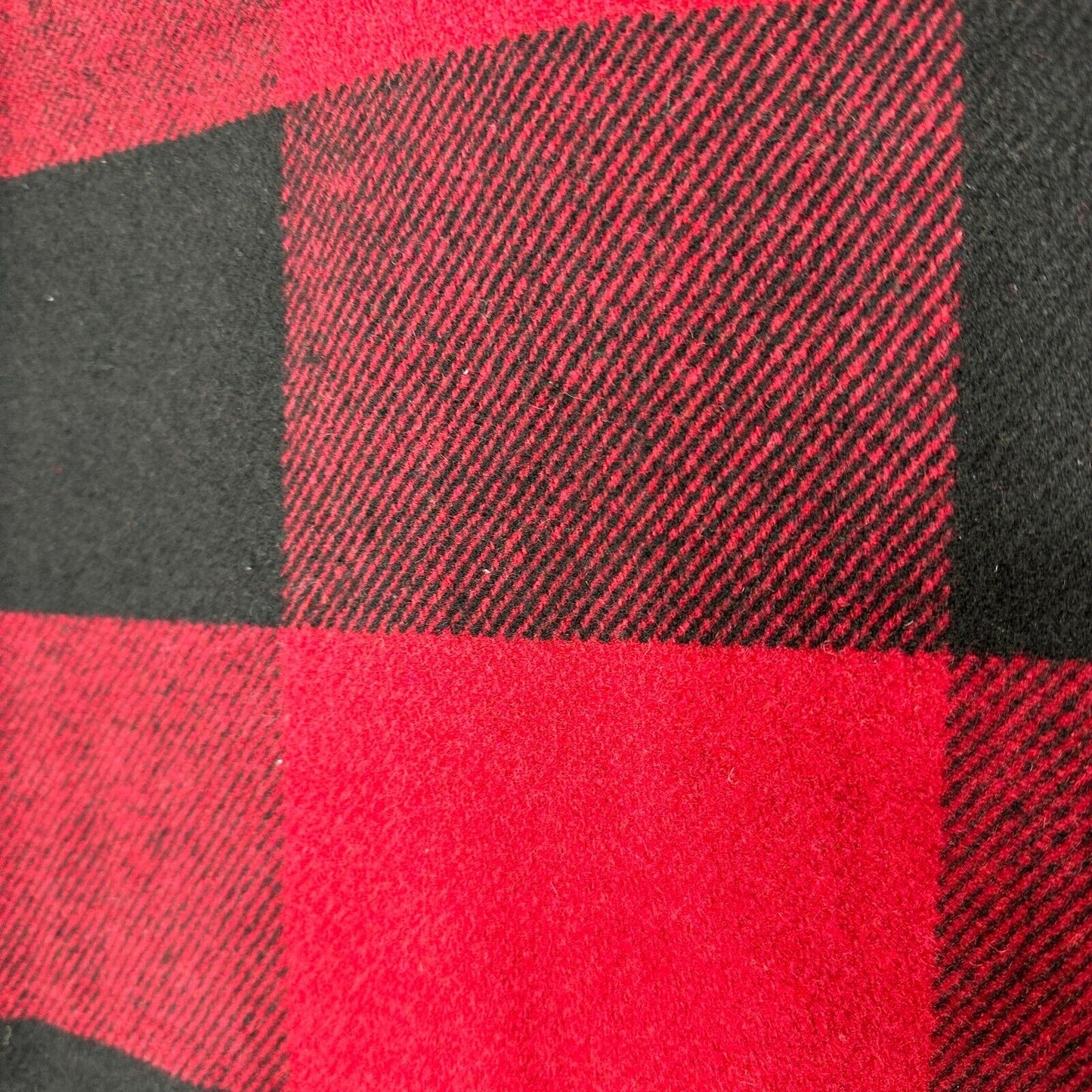 BB Dakota Red Black Buffalo Plaid Snap Front Long Sleeve Shirttail Hem Jacket S