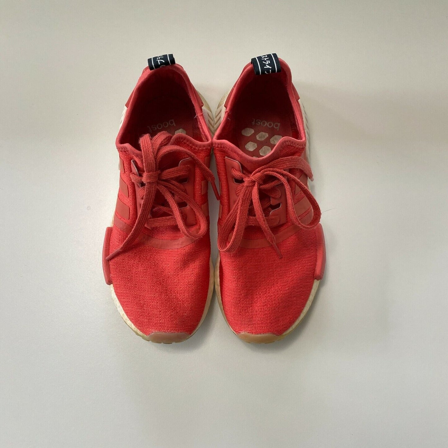 Adidas Trasca Coral Stripe NMD Lace-Up Sneakers Athletic Shoes Size 7