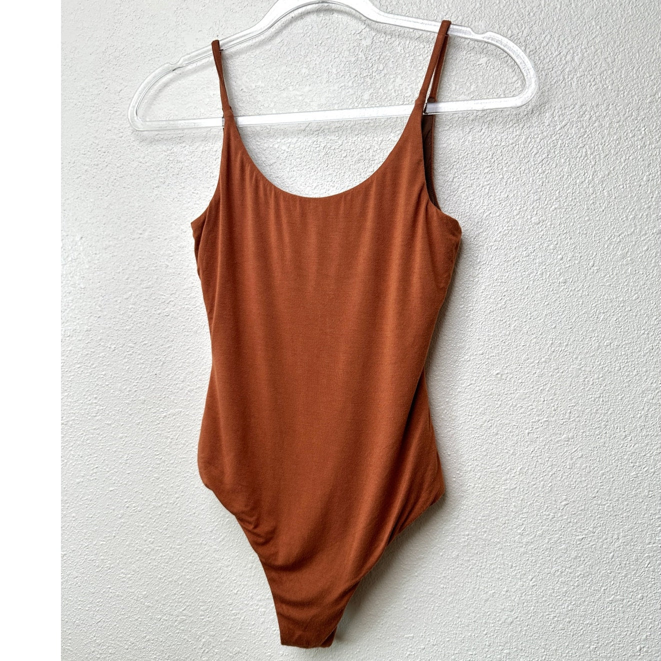 Privacy Please Florence Bodysuit Brown XS Thong Cami