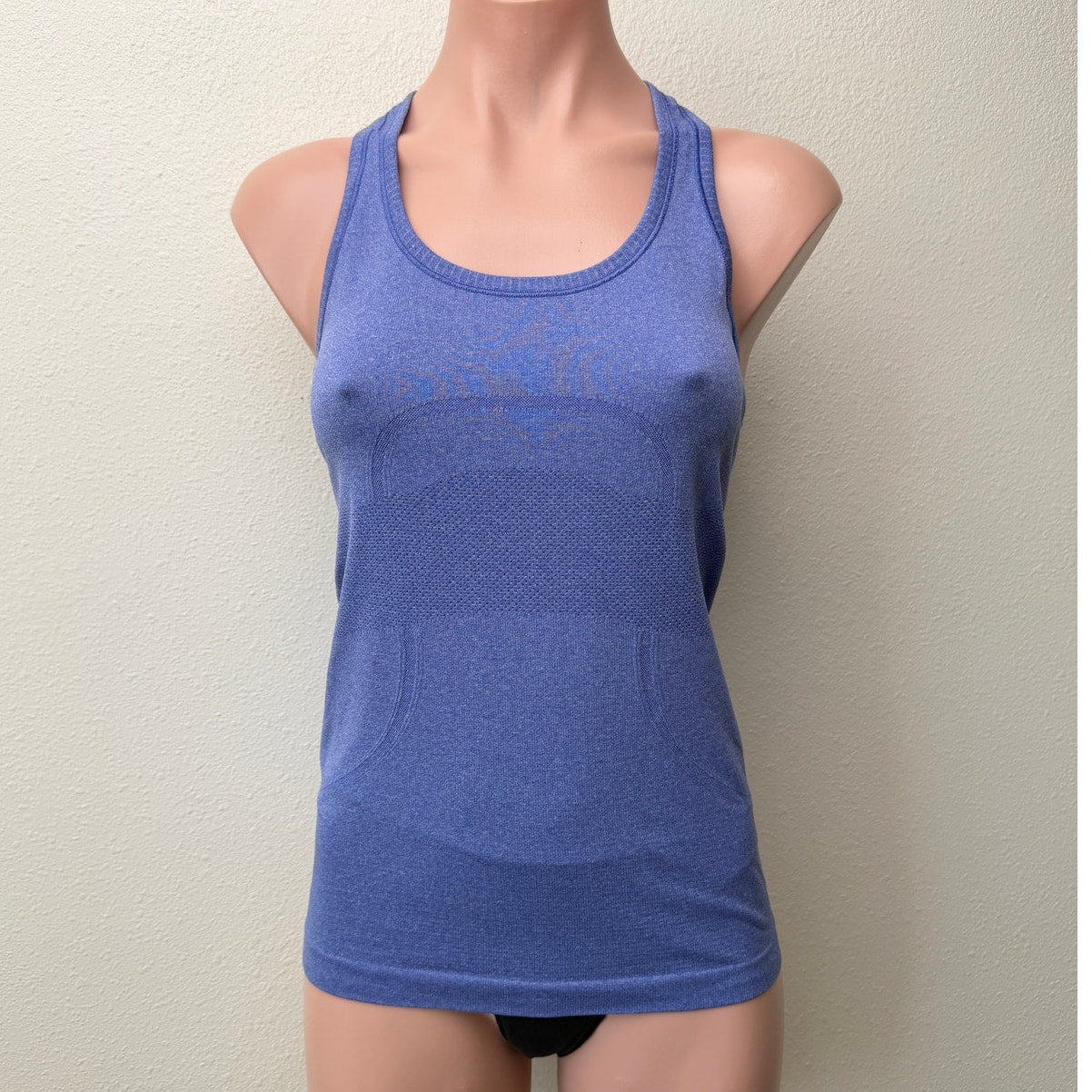 Lululemon Swiftly Tech Racerback Tank Top Blue Seamless Women Size 4