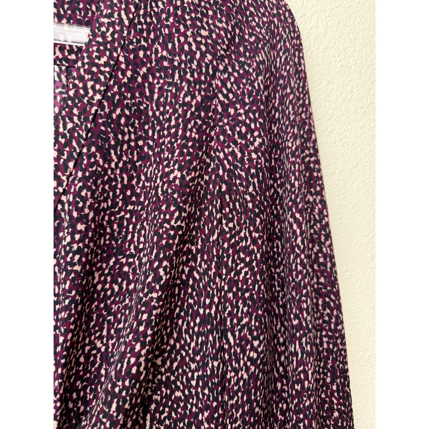 Parker Matilda Funfetti Silk Blouse Women XS Purple