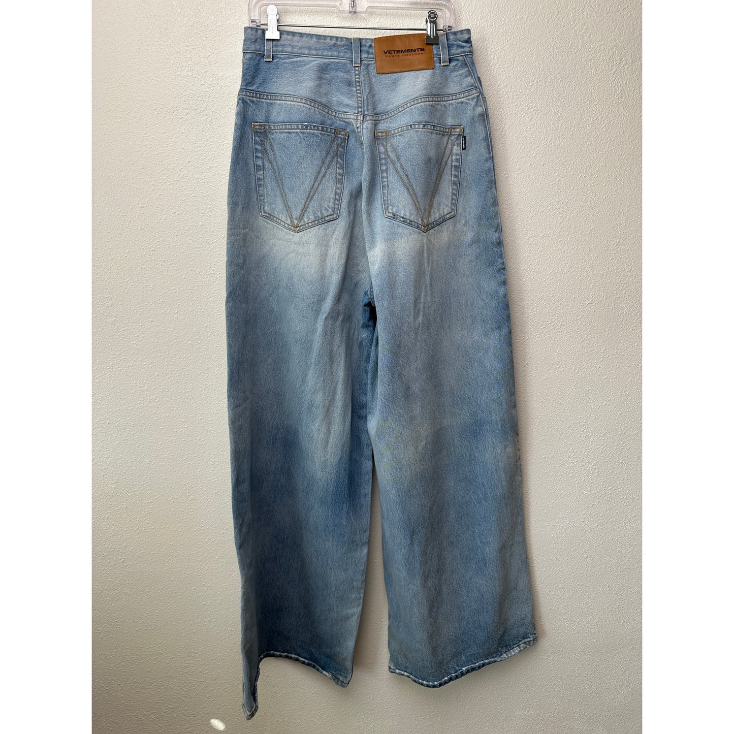 Vetements Unisex Jeans L High Waist Extra Wide Leg