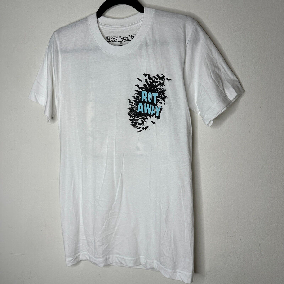 Jesse Jo Stark White Rot Away Wish I Was Dead Graphic Tee S