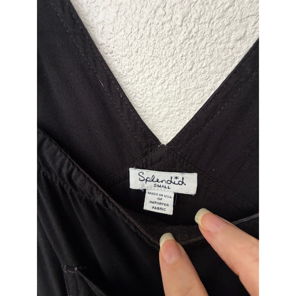 Splendid Black Tapered Bib Overalls Women S