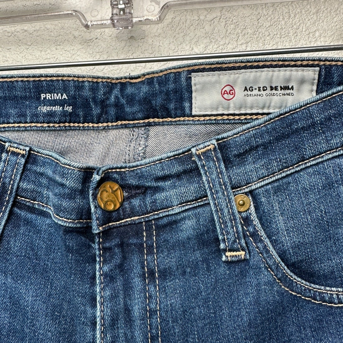 AG women’s Prima cigarette leg jeans medium wash US 29