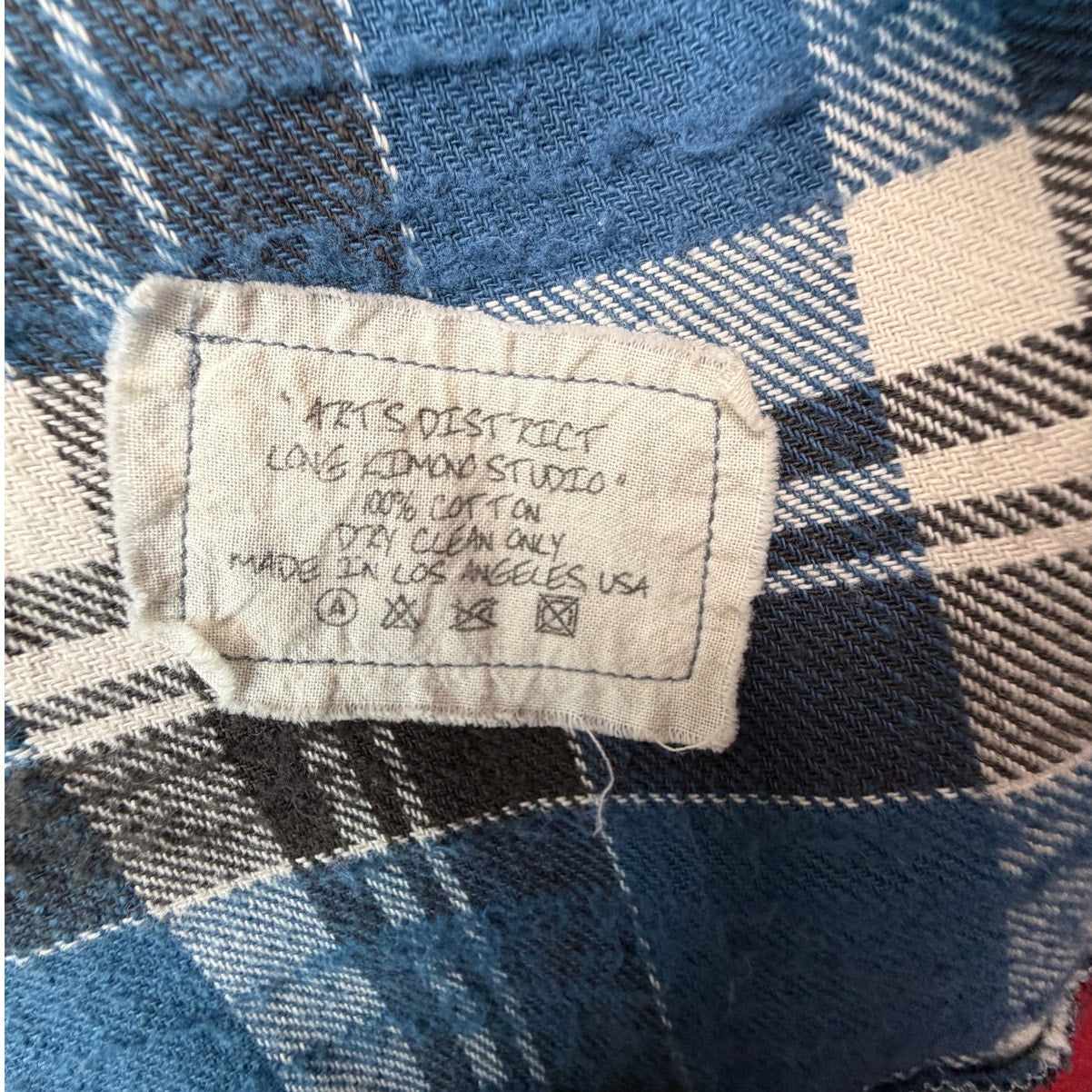 NWOT Greg Lauren Denim Studio Patchwork Plaid Kimono Coat Size S