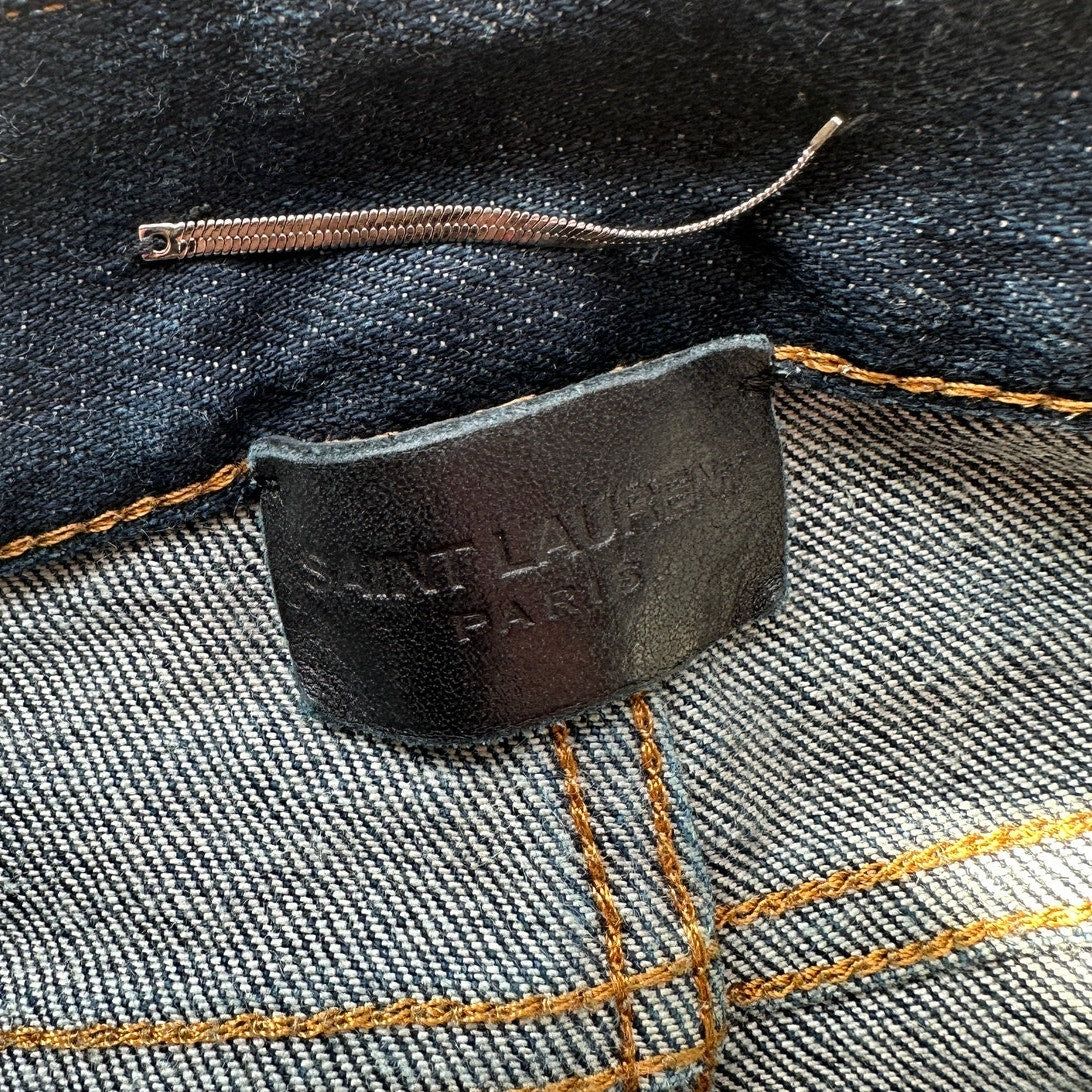 Saint Laurent Dark Wash Jeans Men's US 33 Button Fly Straight Leg