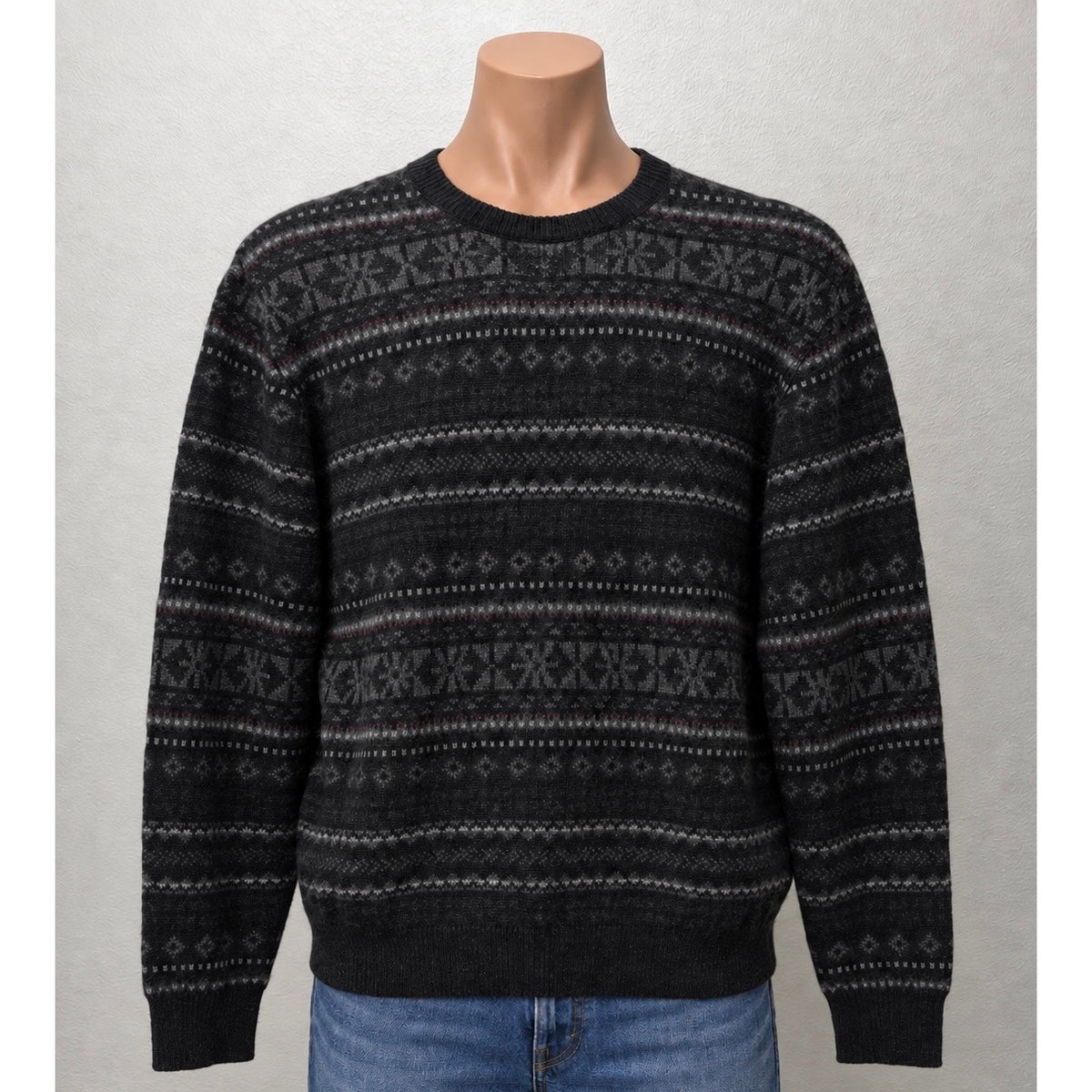 Ralph Lauren Purple Label Gray Cashmere Sweater Men XL