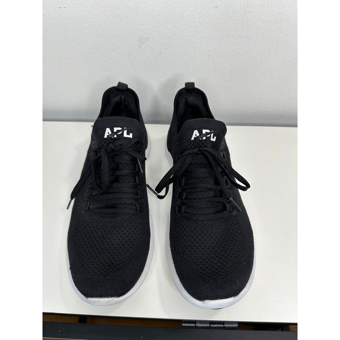 APL TechLoom Breeze Midnight Jungle Black & White Running Shoe 9