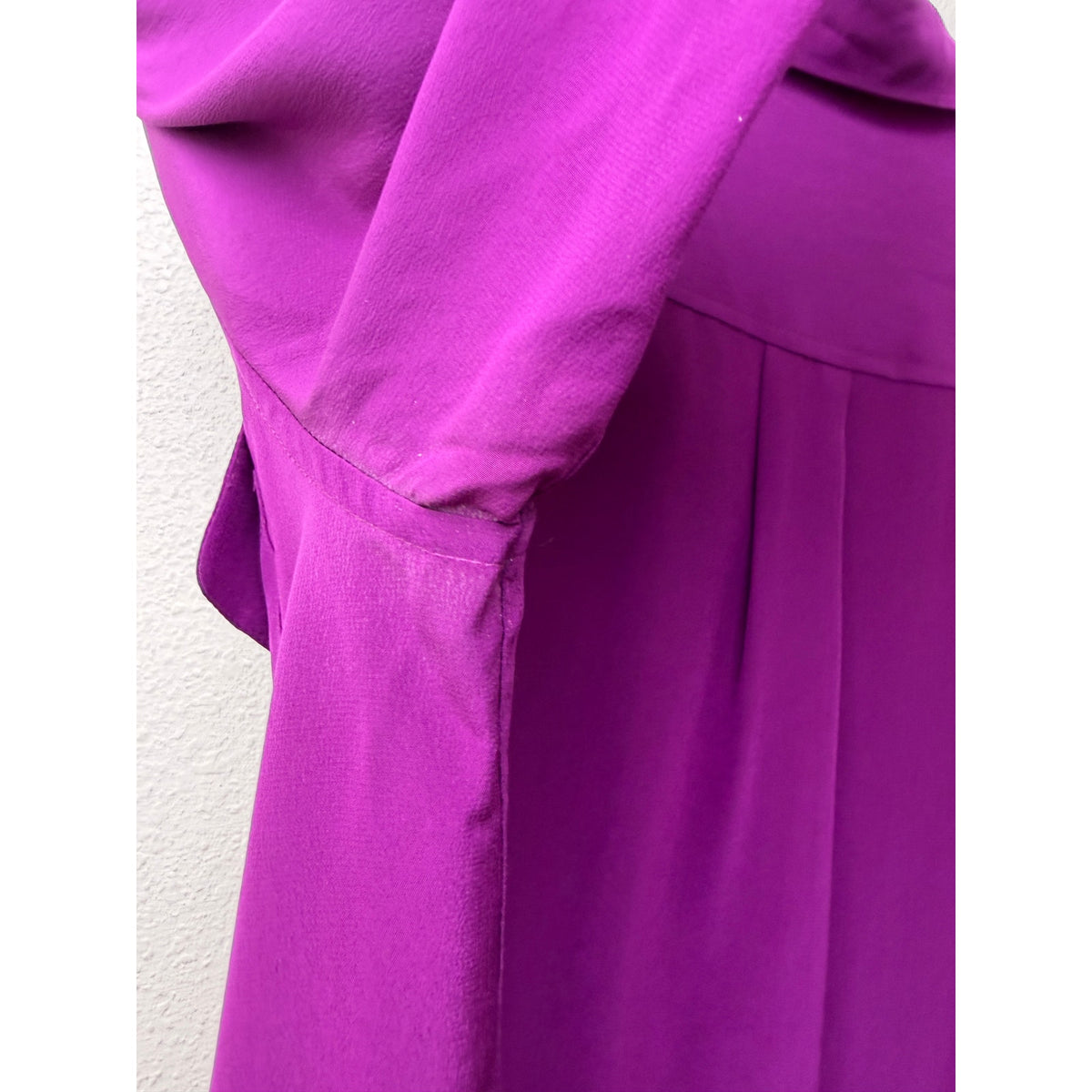 Equipment Purple Silk Button Front Shirt Women S