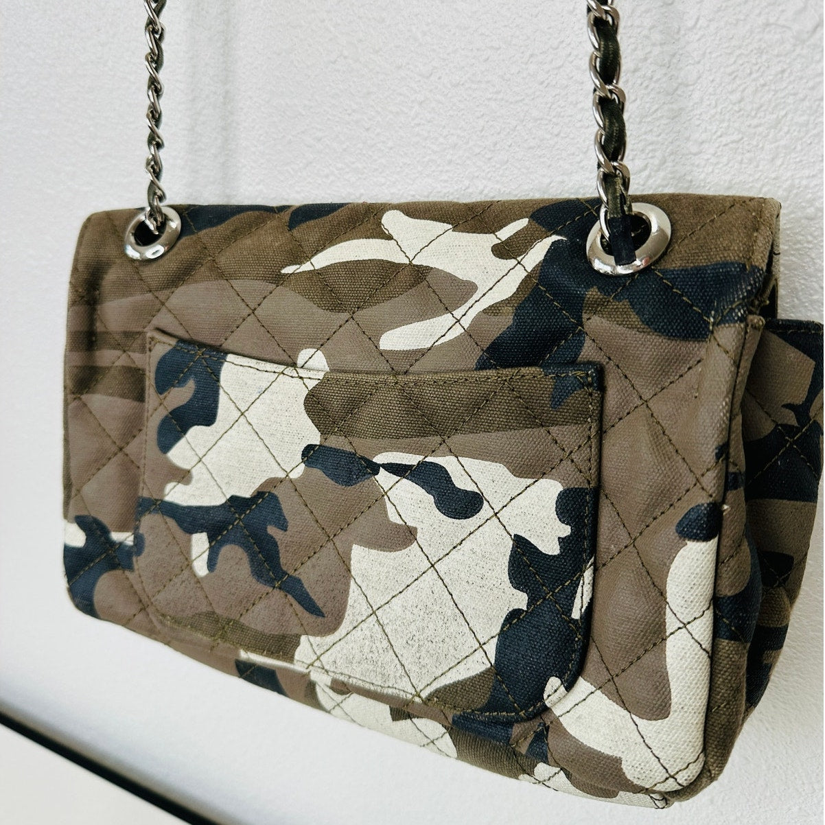 READYMADE Japan Green Multi Army Patch Shoulder Bag Braided Strap