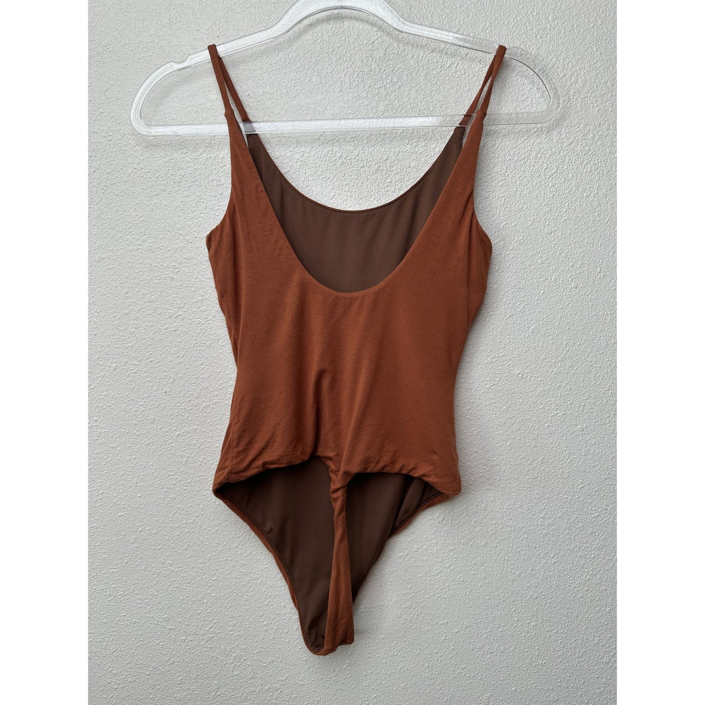 Privacy Please Florence Bodysuit Brown XS Thong Cami